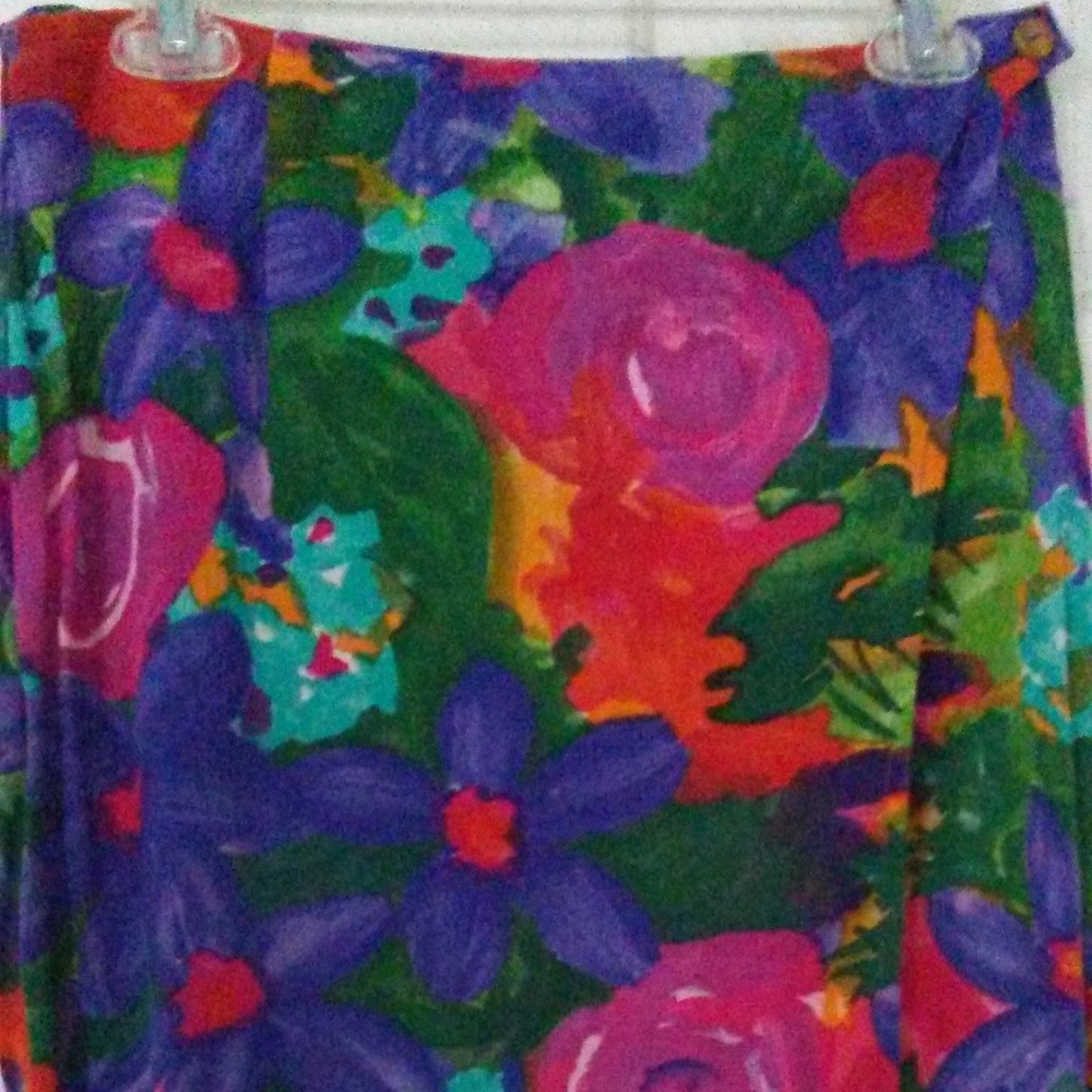 Carole Little Petites Wrap Skirt